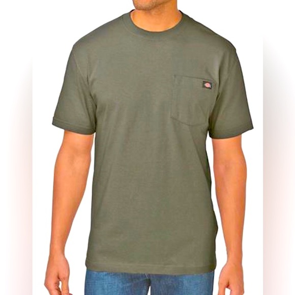 Dickies Oversized Short Sleeve Heavyweight T-Shirt Large Green - Picture 1 of 7
